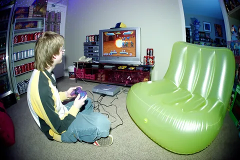 Retro gaming room